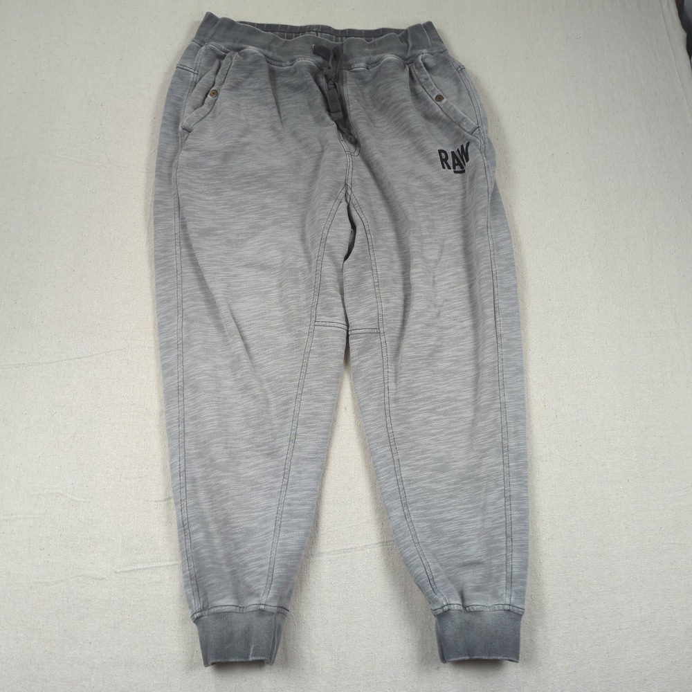 G Star Raw Sweatpants Mens Extra Large Gray Tapered Joggers